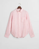 Gant Stripe Linen Shirt Geranium