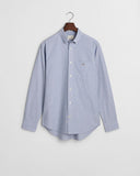 Gant Stripe Doby Dot Shirt College Blue