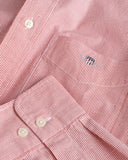 Gant Stripe Doby Dot Shirt Geranium