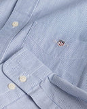 Gant Stripe Doby Dot Shirt College Blue