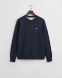 Gant Crew Neck Sweater Evening Blue