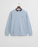 Gant Crew Neck Sweater Fresh Blue