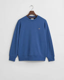 Gant Crew Neck Sweater Rich Blue