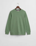 Gant Crew Neck Sweater Kalmata Green