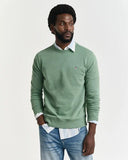 Gant Crew Neck Sweater Kalmata Green