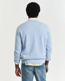 Gant Crew Neck Sweater Fresh Blue