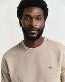 Gant Crew Neck Sweater Sand