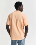Gant Contrast Collar Polo Peachy Orange