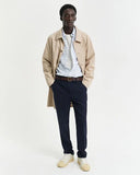 Gant Stripe Linen Shirt Capri Blue