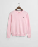 Gant Classic Cotton Crewneck Light Pink