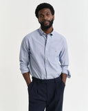 Gant Stripe Doby Dot Shirt College Blue