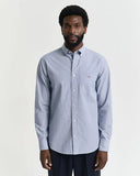 Gant Stripe Doby Dot Shirt College Blue
