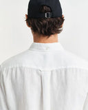 Gant Short Sleeve Linen Shirt White