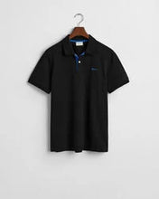 Load image into Gallery viewer, Gant Contrast Collar Polo Black
