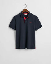 Load image into Gallery viewer, Gant Contrast Collar Polo Evening Blue
