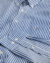 Load image into Gallery viewer, Gant Poplin Stripe Shirt College Blue
