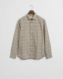 Gant Twill Check Shirt Brown