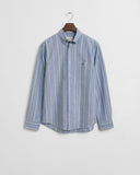 Gant Stripe Oxford Shirt Rich Blue