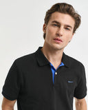 Gant Contrast Collar Polo Black