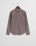 Gant Twill Gingham Shirt Plumped Red