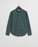 Gant Check Poplin Shirt Green