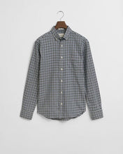 Load image into Gallery viewer, Gant Twill Gingham Shirt Naval Blue
