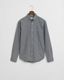 Gant Twill Gingham Shirt Naval Blue