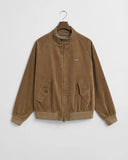 Gant Cord Harrington Jacket Light Taupe
