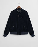 Gant Cord Harrington Jacket Evening Blue
