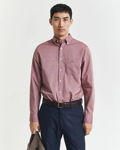 Gant Poplin Shirt Ruby