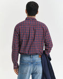Gant Check Poplin Shirt Plumped Red