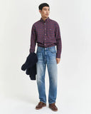 Gant Check Poplin Shirt Plumped Red