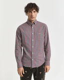 Gant Twill Gingham Shirt Plumped Red