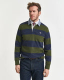 Gant Stripe Chambray Rugger Country Green