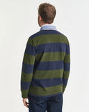 Gant Stripe Chambray Rugger Country Green