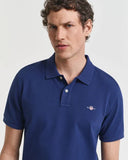 Gant Pique Polo Persian Blue