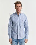 Gant Stripe Oxford Shirt Rich Blue