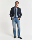 Gant Stripe Oxford Shirt Rich Blue