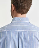 Gant Stripe Oxford Shirt Rich Blue