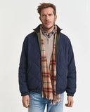 Gant Reversible Quilted Jacket Evening Blue Green