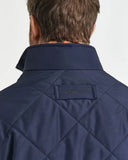 Gant Reversible Quilted Jacket Evening Blue Green