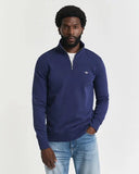 Gant Shield Half Zip Persian Blue