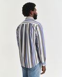 Gant Multi Stripe Poplin White blue
