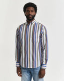 Gant Multi Stripe Poplin White blue