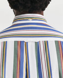 Gant Multi Stripe Poplin White blue