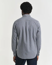 Load image into Gallery viewer, Gant Twill Gingham Shirt Naval Blue
