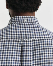 Load image into Gallery viewer, Gant Twill Gingham Shirt Naval Blue

