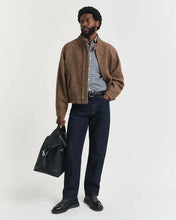 Load image into Gallery viewer, Gant Twill Gingham Shirt Naval Blue
