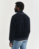 Gant Cord Harrington Jacket Evening Blue