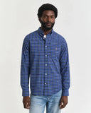 Gant Check Poplin Shirt College Blue